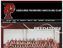 Tablet Screenshot of lakelandpredators.com